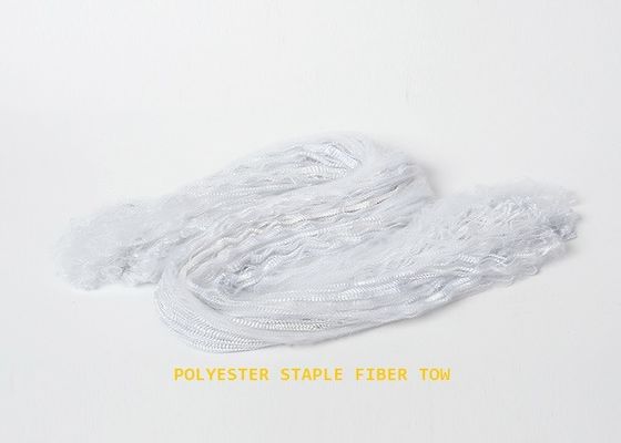 Witte 12dtex Geregenereerde Polyesterstapelvezel 38mm