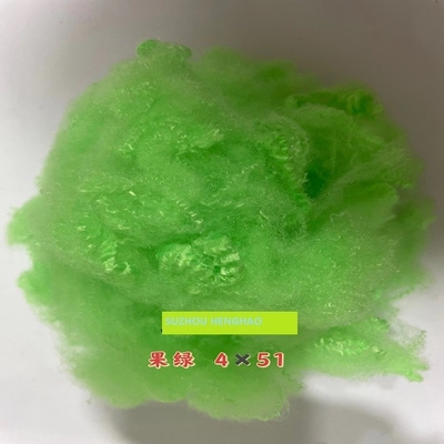 De volledige Stapelvezel van de Kleuren Groene Gerecycleerde PSF Polyester