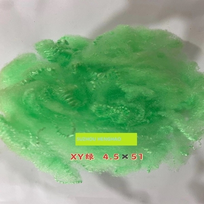De volledige Stapelvezel van de Kleuren Groene Gerecycleerde PSF Polyester