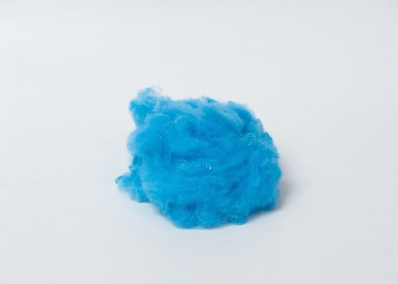 45mm de Blauwe Polyester Gerecycleerde Stapelvezel 1.2D van de Polyester Grondstof aan 20D