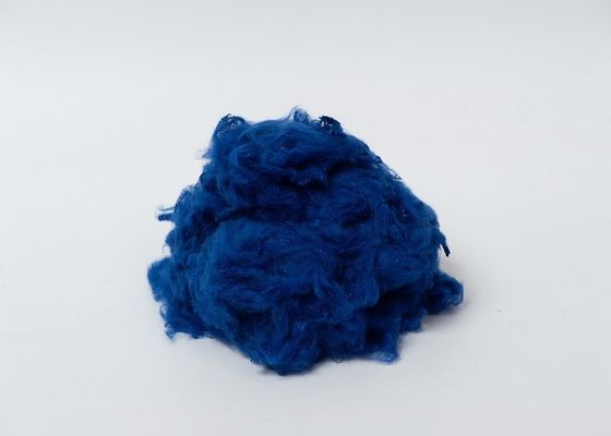 45mm de Blauwe Polyester Gerecycleerde Stapelvezel 1.2D van de Polyester Grondstof aan 20D