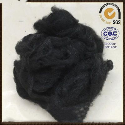 6D x 64mm Zwarte Maagdelijke de Polyesterstapelvezel van PSF voor Geotextile