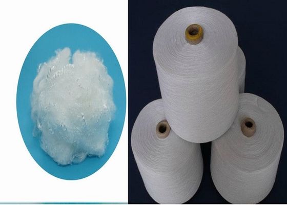 Stevige Witte PSF-Polyesterstapelvezel 1.5D voor Spinnende 25mm tot 102mm