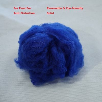 65mm Faux de Stapelvezel Antivervorming van de Bontpsf Polyester