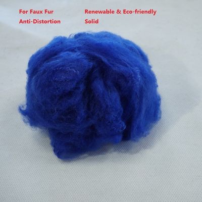 65mm Faux de Stapelvezel Antivervorming van de Bontpsf Polyester
