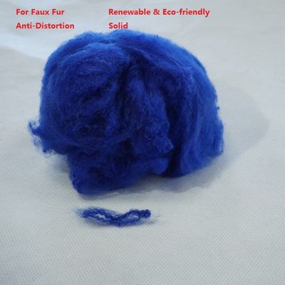 65mm Faux de Stapelvezel Antivervorming van de Bontpsf Polyester