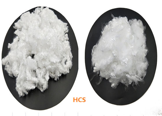 Witte Holle Vervoegde Siliconized de Polyestervezel van HCS voor het Vullen van Bank