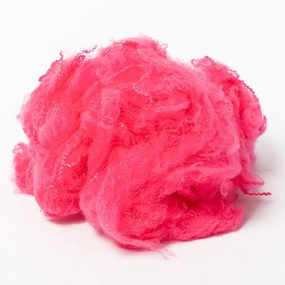 Het industriële van de de Polyestervezel van 1.2D 76mm Gerecycleerde Materiaal van Cherry Blossom Pink Polyester Raw