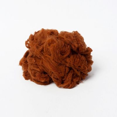 Kameel Gekleurde 1.2D 32mm de Grondstof van het Polyestergaren voor Dekens