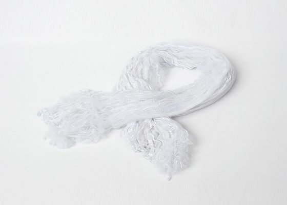 Witte Groene Geverfte Vlam - vertragerspolyester 70 Dtex Antipilling