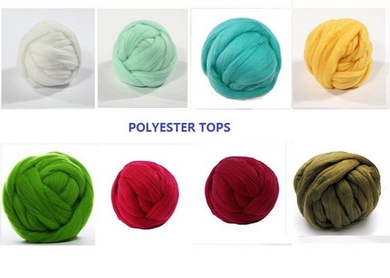 Hoge Inkrimping 25mm 0.9D-Polyester Synthetische Vezel van Wol het Spinnen