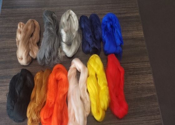 Hoge Inkrimping 25mm 0.9D-Polyester Synthetische Vezel van Wol het Spinnen